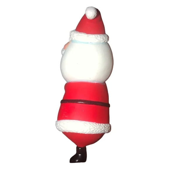 HALLMARK KEEPSAKE "Stocking Stuffing" Santa & Dog Christmas Xmas Tree Ornament - Picture 3 of 7